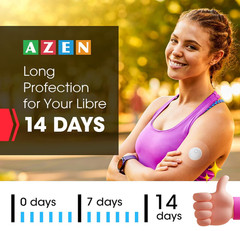100 Pack Freestyle Sensor Covers for Libre 3 Waterproof Adhesive Patches