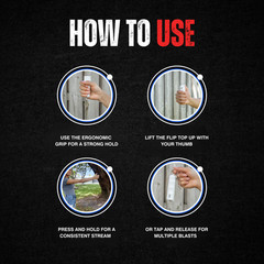 Police Magnum Pepper Spray keychain Self defense security 1/2oz Flip Top 3 PACK