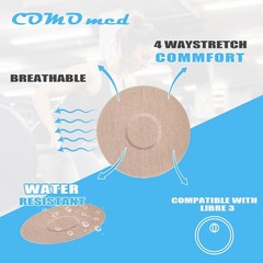 25PCS Freestyle Adhesive Patch Compatible with Libre 3, Libre 3 Sensor Covers Wa