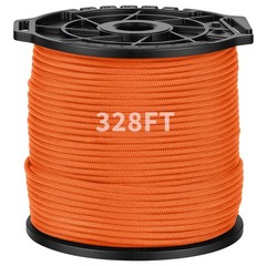 Paracord Rope, 100M/328FT, 4mm, 9 Strand Parachute Spool Cord Nylon Paracord …