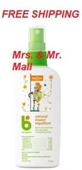 Babyganics Natural Insect Repellent 6 Fl Oz (Deet Free) Spray