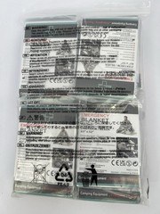 Emergency Mylar Thermal Blankets Lot 12 Pack Survival Foil Space Blanket