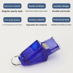 Portable Referee Whistle, 2pcs High-Pitch Tool for Soccer & Volleyball Matches