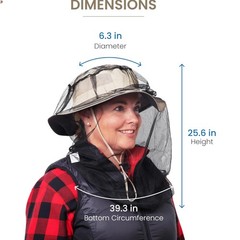 Mosquito Head Net – Ultra-Fine Bug Net for Maximum Head Protection – Lightwei…