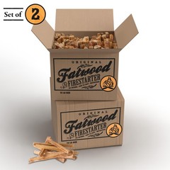 Fatwood Fire Starter Sticks 10-lb 2-Pack – Indoor or Outdoor All Natural Pine…