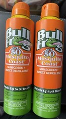 BullFrog Bull Frog Mosquito Coast Sunscreen Insect Repellent SPF 50 LOT OF 2