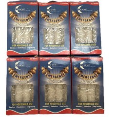Emergency Lighting Heating Candles Camping Praying Lot of 6 NOS