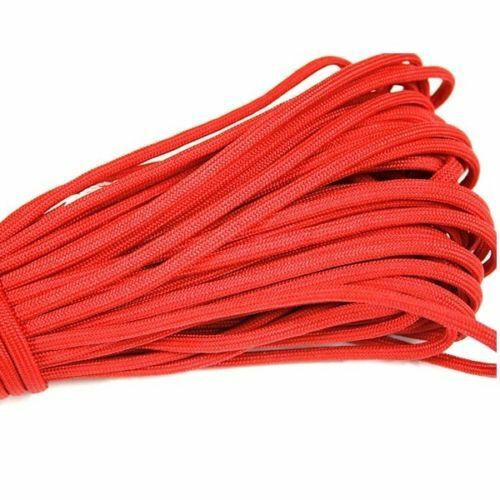 Paracord 550 Parachute Cord Lanyard Rope Mil Spec Type III 7Strand Outdoor Climb