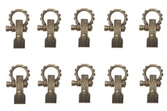 Hewnda 10 Sets Zinc alloy Bow Shackles,Paracord Buckles, Adjustable D-Buckles