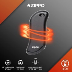 Zippo Heatbank 9s Rechargeable Hand Warmer Black NEW
