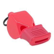 Fox 40 Classic CMG Safety 3-Chamber Pealess Whistle, Pink