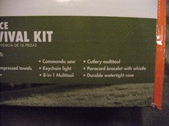 New Sealed OZARK TRAIL 16 Piece Survival Kit for Car Camping Hiking Emergency
