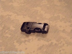 (10) 5/8″ Side Release Buckle w/Whistle, Black, Straight – Bracelets and gear!