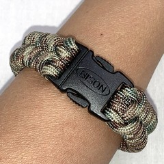 Bison Designs Survival Cord Paracord Bracelet Camping Hiking Fishing Climbing