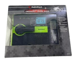 Radio Shack Emergency Crank Radio AM FM Weather Band USB Charging Port – NEW NIB