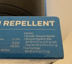 THERMACELL PATIO SHIELD 15ft Zone Mosquito Repellent