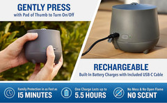 NEW ⭐️ Cutter Eclipse – Zone Mosquito Repellent Device – Rechargeable Diffuser