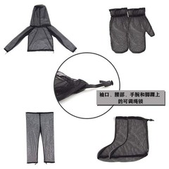 Breathable, visible, lightweight mesh clothing, mesh insect jacket and pants