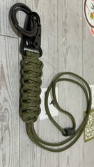 Handmade Paracord Neck Lanyard Keychain for Men Women Outdoor