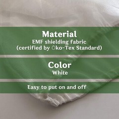 Head net Blocks EMF 5G UV Particle Bug, Protect heads from all hazards