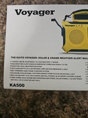 Red Kaito KA500 Voyager Solar Crank Battery Survival Radio AM FM Shortwave NEW