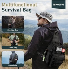 Emergency Survival Kit First Aid Bug out Military Prepper Kit 262 Piece Set