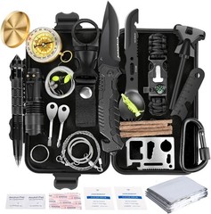 Survival Kit 35 in 1, First Aid Kit, Survival Gear, Survival Tool Gifts for M…