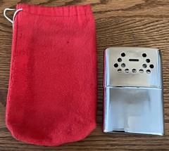 Vintage Orbex Jon-E Self Starting Hand Warmer Made in USA W Bag Refillable