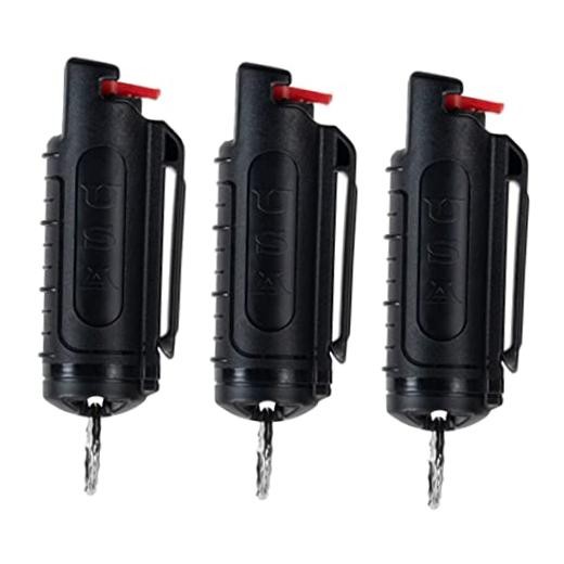 Keychain Pepper Spray Self Defense Belt Clip Holder- Tactical Safety Key