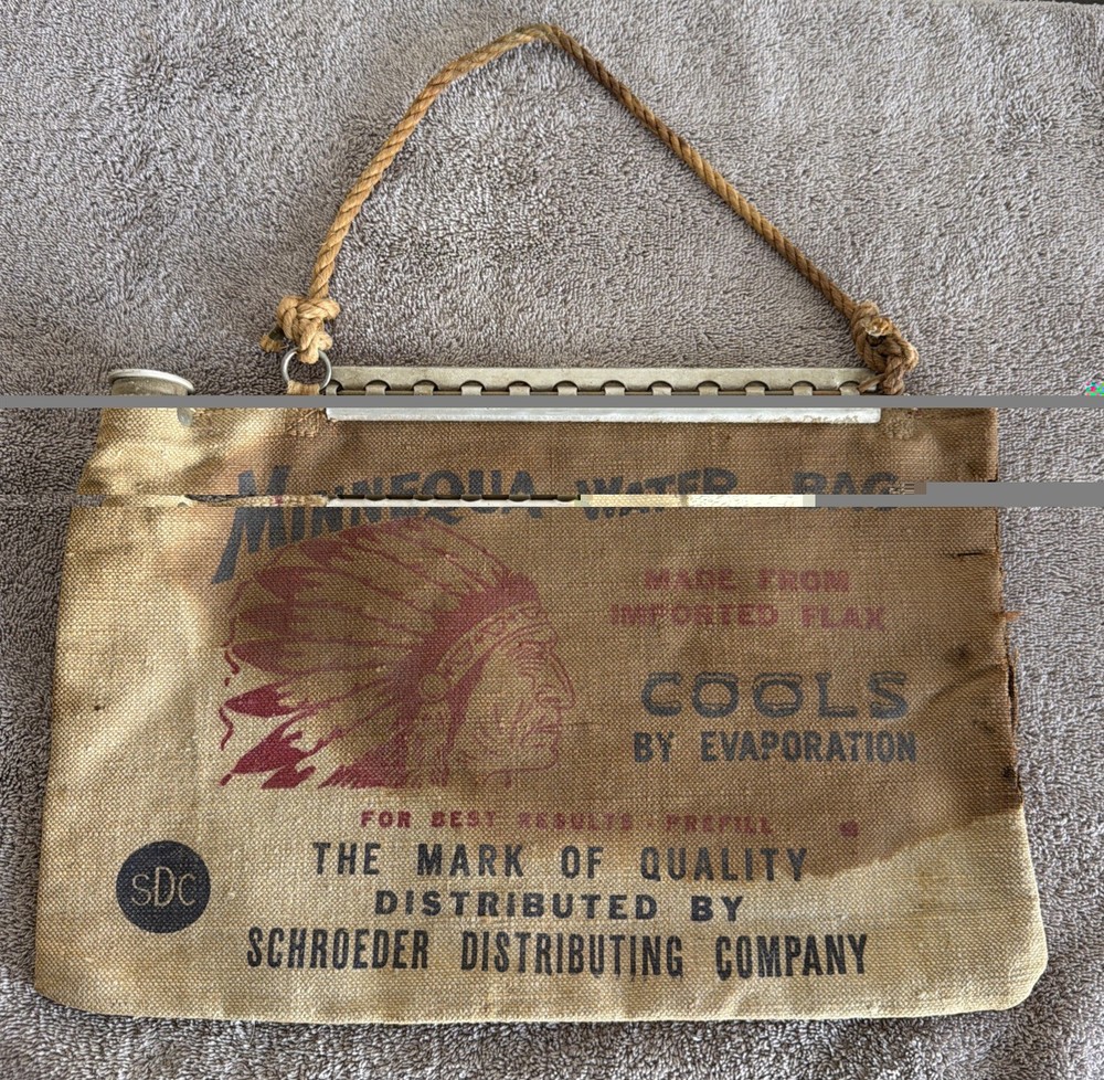 Vintage Minnequa Vintage Flax Water Bag Schroeder Distribution Company
