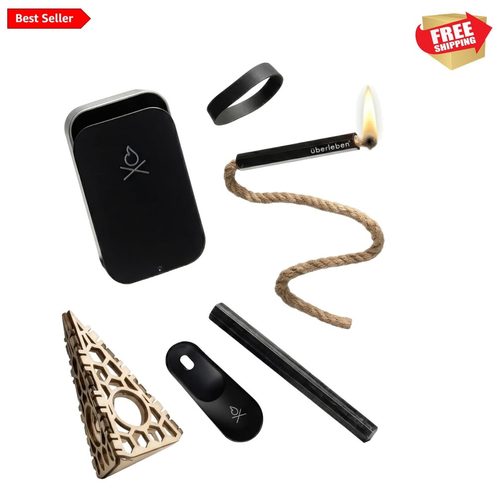Compact FIREKIT Survival Kit – Ultimate Fire Starter for Camping & Survival