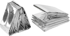 Emergency Mylar Thermal Blankets – 12 Pack | Survival Space Fire Blankets for Ou