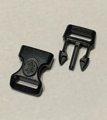 x10 5/8″ 15mm Curved Locking Quick Release Contoured Paracord Survival Buckles