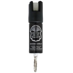 3 Police Magnum .50oz Night Glow Mini Pepper Spray Keyring OC Defense Security