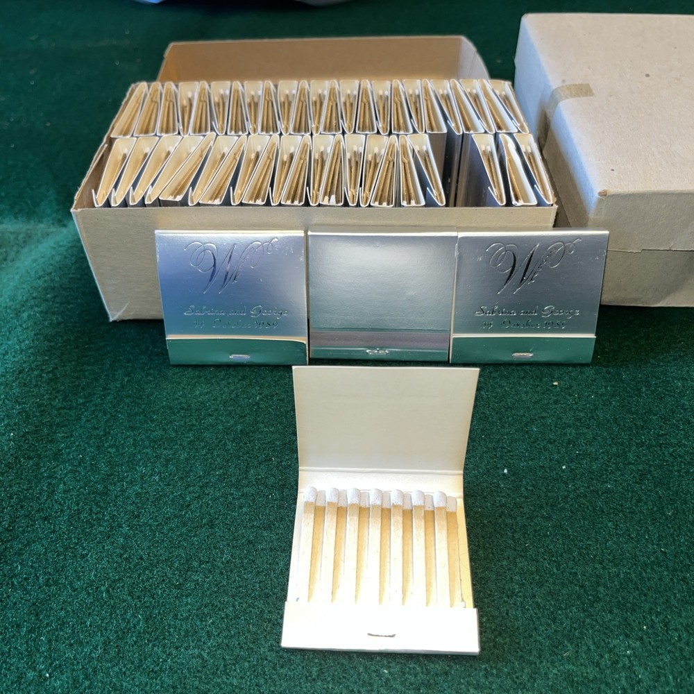 XL Book Matches, 50 Per Box. (28 Stokes Per Book) Great For Camping!