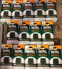 14 Lot Repel Realm Zone Mosquito Repellent Refill Cartridge Bundle 40 Hour
