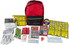 2-Person Tornado Emergency Kit with Food, Water, First Aid & Survival Gear