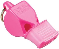 Classic CMG Whistle with Lanyard Referee-Coach, Safety Alert-Pink