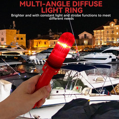 3Pcs Boat Flares, 2026 Upgrade Marine Flares,Visual Distress Signals for Boats,