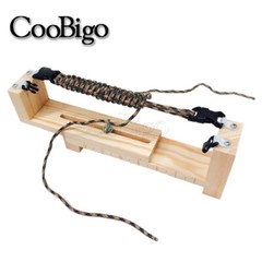 1X Wood Jig Bracelet Maker Wristband Paracord Cord Weaving DIY Craft Tool Kit