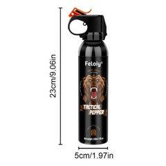 Feloiy Bear Repellant Self Defense Spray with Holster – 11 oz Deterrent