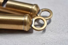 Vintage Brass Whistle EDC Survival Outdoor Loud Sound Brass Whistle Keychain