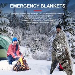 9 Pack Emergency Blankets, Outdoor Survival Emergency Insulated Gear, Mylar Ther