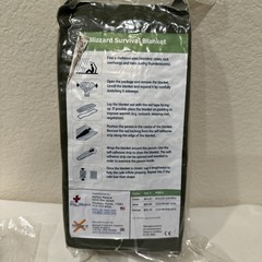 Blizzard Survival Blanket BPS-01 & Ready Heat 4 Panel Heated Blanket