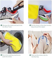 Teletrogy Shoes Laundry Bag Keep Shoe Bags with Tree, Yellow
