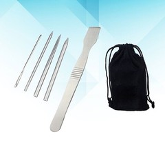 1 Set Durable Paracord Stitching Needles Silver for Weaving DIY Jewelry