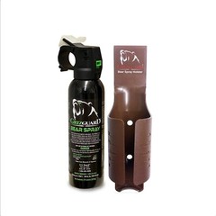 Griz Guard Bear Spray Repellant w/ Exclusive Brown Griz Guard Holster