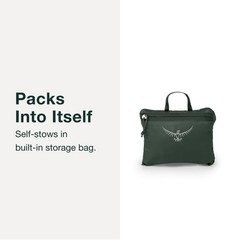 Osprey Ultralight Collapsible Stuff Pack – Lightweight, Packable O/S, Black