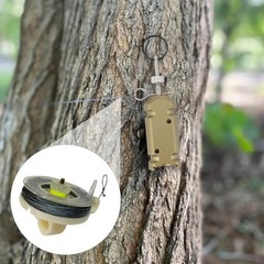 Perimeter Trip Wire 82ft Weatherproof Early Warning Camping Alarm Security Coil