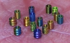30 random color and style paracord beads. Roughly 14mm x 11mm with 6mm hole.